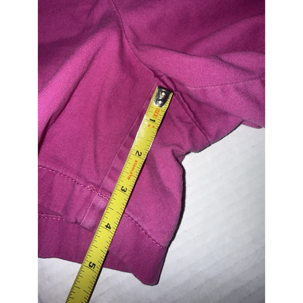 J.CREW Women's Hot Pink Chino Shorts, Size 6, Mid-Rise, Cotton, Flat Front - Picture 4 of 5